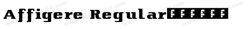 Affigere Regular字体转换